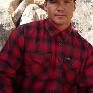 DIXXON FLANNEL BLACK RIFLE FIRESIDE MENS XL NIBWT